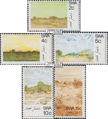 Produktbild von Briefmarken Namibia - Südwestafrika 1973 Mi 368-372 (kompl.Ausg.) postfrisch Gemälde