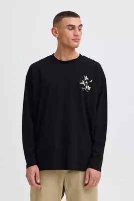 Produktbild von !Solid SDAmon Herren Longsleeve Langarmshirt Shirt 100% Baumwolle Oversize Fit