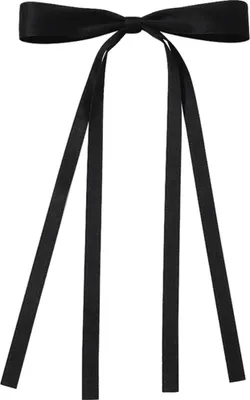 Obrázek produktu pro Skřipec do vlasů EL-38217 - Elegantní černá mašle KP38217