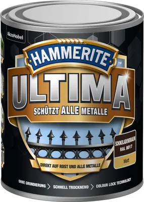 Produktbild von Hammerite Metallschutzlack Ultima Matt, Schokobraun, RAL 8017, 750 ml