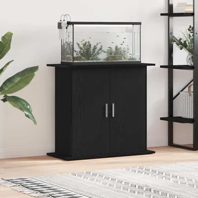 Produktbild von Möbel Aquariumständer Schwarz Schwarz 81x36x73 cm Holzwerkstoff - Aquarien-Deko 862152