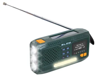 Immagine prodotto di Radio portatile AM/FM/DAB/BT BLOW RA19, a energia solare, Bluetooth 5.1