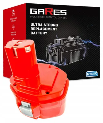 Obrázok produktu pre GARES Akumulátor Batéria pre elektronáradie Makita 1435 6280DWAE 6333D | 14,4 V 2Ah | Výkonné články High-Performance Premium náhrada | Vysoký výkon a odolnosť | Gares