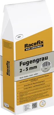 Produktbild von Racofix Fugengrau 2 - 5 mm grau 5 kg