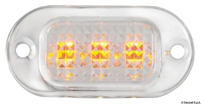 Obrázek produktu pro Orientační světlo polykarbonát 3 LED bez kroužku , 1 kus