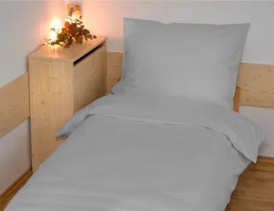 Obrázek produktu pro Povlečení francouzské bavlna UNI 220x200,70x90 světle šedé