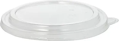 Zdjęcie produktu dla 300 Pokrywki Papstar do salaterek, PET okrągłe Ø 18,4 cm, 2 cm przezroczyste 88905