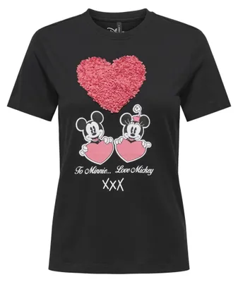 Immagine prodotto di only t-shirt donna only 15368895 mickey black