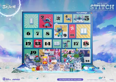 Produktbild von Lilo & Stitch Mini Egg Attack Adventskalender Stitch celebration Figure Set (Cookie) 10 cm