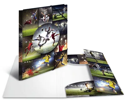 Immagine prodotto di 3x Raccoglitore Herma 19188 "Football" A3 PP con chiusura elastica