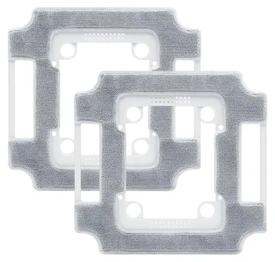 Reinigungspads für Fensterroboter, Mikrofaser, 2 Stück, waschbar