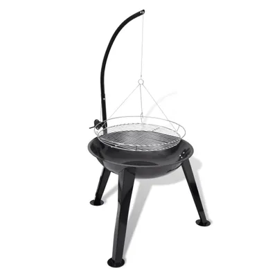 Zdjęcie produktu dla vidaXL Okrągły grill obrotowy BBQ