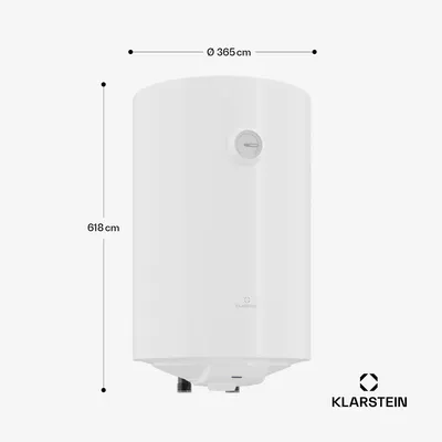 Obrázok produktu pre Klarstein Prietokový ohrievač vody pod umývadlo do kuchyne, sprchy a kúpeľne, 30 l elektrický prietokový ohrievač vody s výkonom 1500 W, montáž na stenu, elektrický prietokový ohrievač vody pod umývadlo