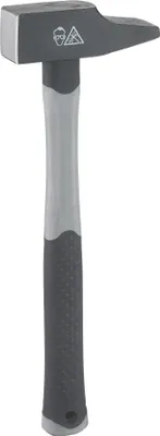Image de Marteau de serrurier Ruthe, forme française, tête 32 mm / 640 g, fibre de verre