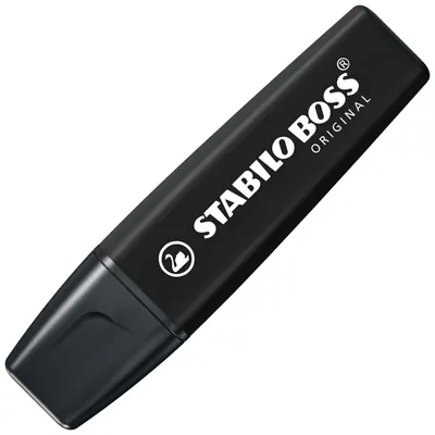 Immagine prodotto di STABILO BOSS ORIGINAL evidenziatore 10 pz Punta smussata Nero