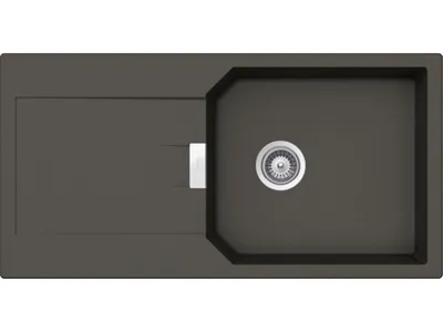 Produktbild von Schock Einbauspüle Manhattan D-100L A Asphalt - Auflagespüle