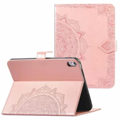 Productafbeelding van imoshion Mandala Bookcase voor de Apple iPad 11 (2025) 11 inch A16 / iPad 10 (2022) 10.9 inch - Rose Gold