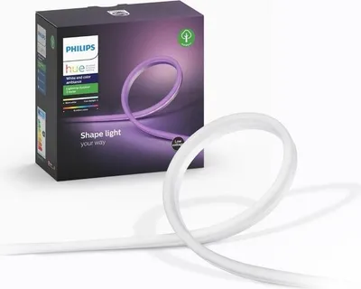 Zdjęcie produktu dla Taśma LED Philips Hue Outdoor, 5 metrów, Elastyczna, Światło Rozproszone, Zewnętrzna