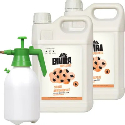 Produktbild von Envira Zecken Abwehrspray 2x5L mit Drucksprüher