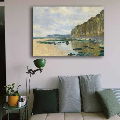 Produktbild von Wallity, 70100MONET007- CLD1140, Bunt, Leinwandbilder, 70 x 100 cm, 100% Leinwand