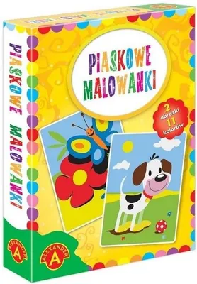 Obrázek produktu pro ALEX Piaskowe malowanki Pies i Motyl zestaw