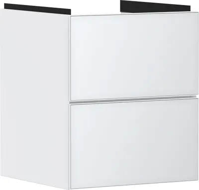 Produktbild von hansgrohe Xevolos E Waschtischunterschrank, 2 Schubkästen, SoftClose, 480x475x555mm, für Handwaschbecken, 54172320
