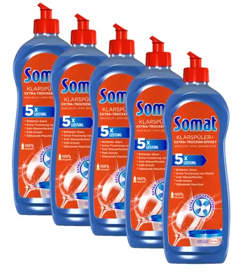 Produktbild von Somat Klarspüler Geschirrreiniger 5x750 ml Spülmaschinenreiniger Reinigung