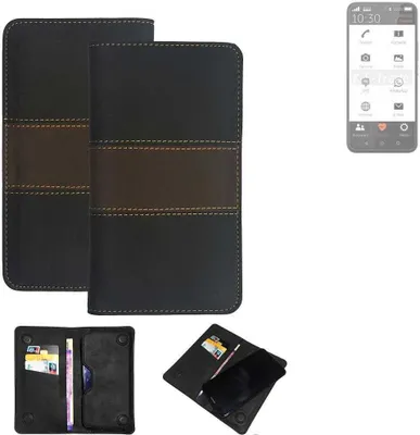 Produktbild von K-S-Trade Hülle Handyhülle kompatibel mit Gigaset GS5 Senior Schutzhülle Walletcase Bookstyle Tasche Schutz Case Handytasche Wallet Cover