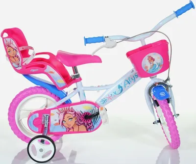 Produktbild von ALYSSA 12" Zeemeermin Kinderfiets met Accessoires
