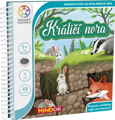Produktbild von SMART Logikspiel Das Kaninchenloch mit 48 Rätseln von einfach bis anspruchsvoll, ab 5 Jahren