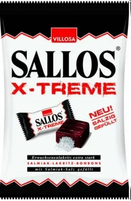 Produktbild von Sallos X-treme Bonbons, 15 Beutel je 150g