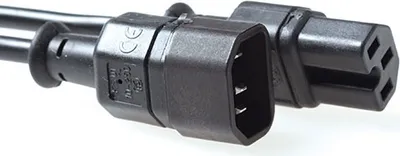 Obrázok produktu pre ACT AK5233, 1,2 m, C14 zviazané, C15 zviazané, H05RN-F, 250 V, 10 A