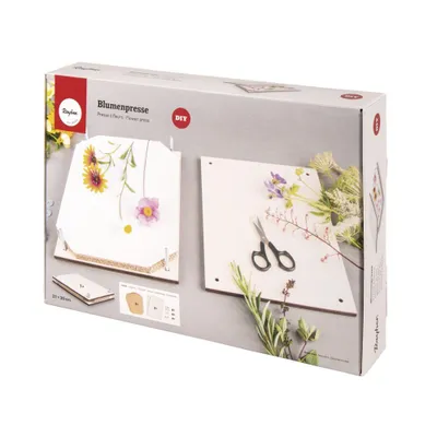 Produktbild von Blumenpresse zum Trocknen von Blumen und Kräutern 21 x 30 cm