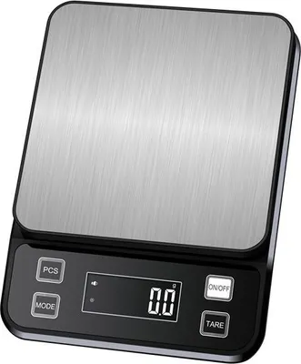 Image de INF Balance de cuisine numérique Balance à dos étanche 10 kg/0,1 g