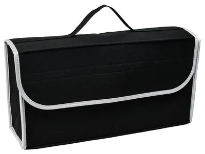 Immagine prodotto di Organizzatore per il bagagliaio, in feltro, nero, 50x24x15 cm, pieghevole