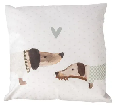 Produktbild von Clayre & Eef Kissenbezug 45x45 cm Beige Polyester