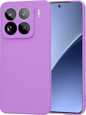 Produktbild von Techsuit Soft Flex Silikon Back Cover Hülle für Xiaomi 15 Pro - Lila