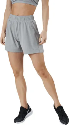 Produktbild von Björn Borg - Damen - STHLM Loose Stripe Shorts - Grau - Gr. 40