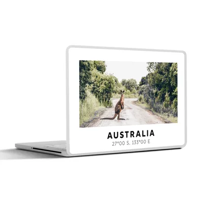 Produktbild von MuchoWow® Laptop Aufkleber Sticker Cover Känguru - Australien - Tiere 40x30 cm - Laptop Dekoration - Selbstklebend