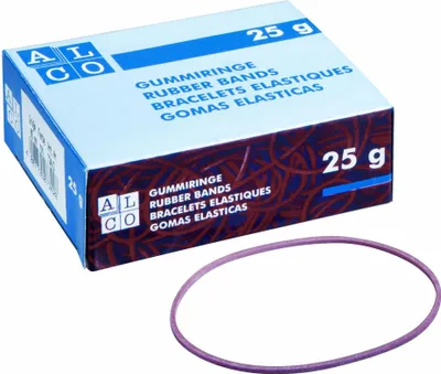 Produktbild von Gummiringe, Rot, Ø 40 mm, Schachtel à 25 g