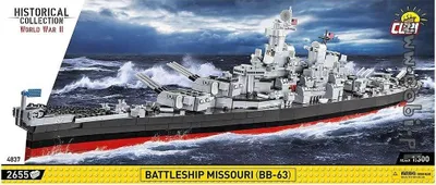 Produktbild von Cobi  Battleship Missouri (BB-63)  #4837  (2655Teile)