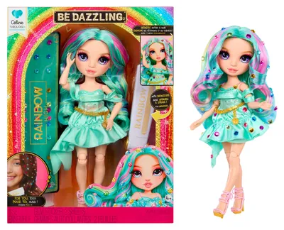 Produktbild von Rainbow High Be Dazzling Fashion Dolls- Celine Turquoise (Teal), Modepuppe, Weiblich, 4 Jahr(e), Junge/Mädchen, Türkis
