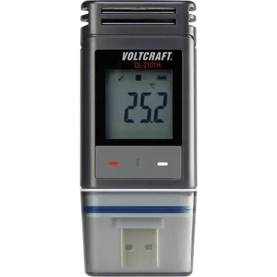 Produktbild von VOLTCRAFT DL-210TH Temperatur-Datenlogger, Luftfeuchte-Datenlogger Messgröße Temperatur, Luftfeuchtigkeit -30 bis +60 °