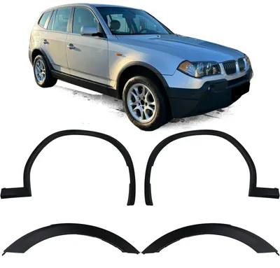 Obrázok produktu pre Predné a zadné rozšírenia blatníkov pre BMW X3 E83, výroba od roku 2003 do roku 2010