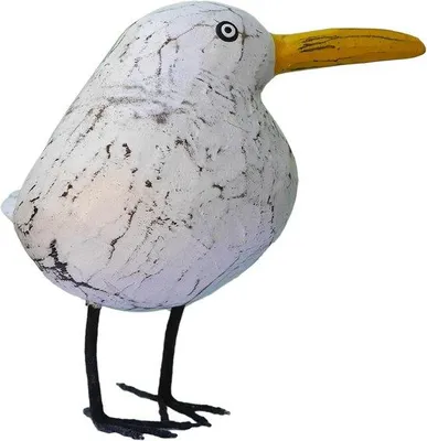 Image de Figurine en bois style shabby chic, 20 cm de haut