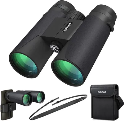 Zdjęcie produktu dla Lornetka 12x42 HD, kompaktowa, wodoodporna, idealna do obserwacji ptaków, wędrówek i polowań