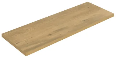 Productafbeelding van Badplaats Wastafelblad Angela 140 x 48 x 3,5 cm – Eiken – Wastafelblad voor Onderkast