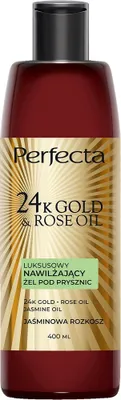 Produktbild von PERFECTA 24K Gold & Rosenöl s Feuchtigkeitsspendendes Duschgel 400 ml