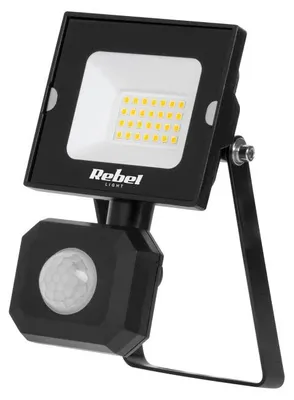 Produktbild von Rebel URZ3613 Scheinwerfer mit Dämmerungs- und Bewegungssensor, 20 W, 4000 K, 230 V, 1700 lm