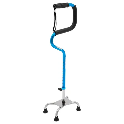 Produktbild von Gehhilfe Gehstock  Verstellbarer  Blau max 136kg